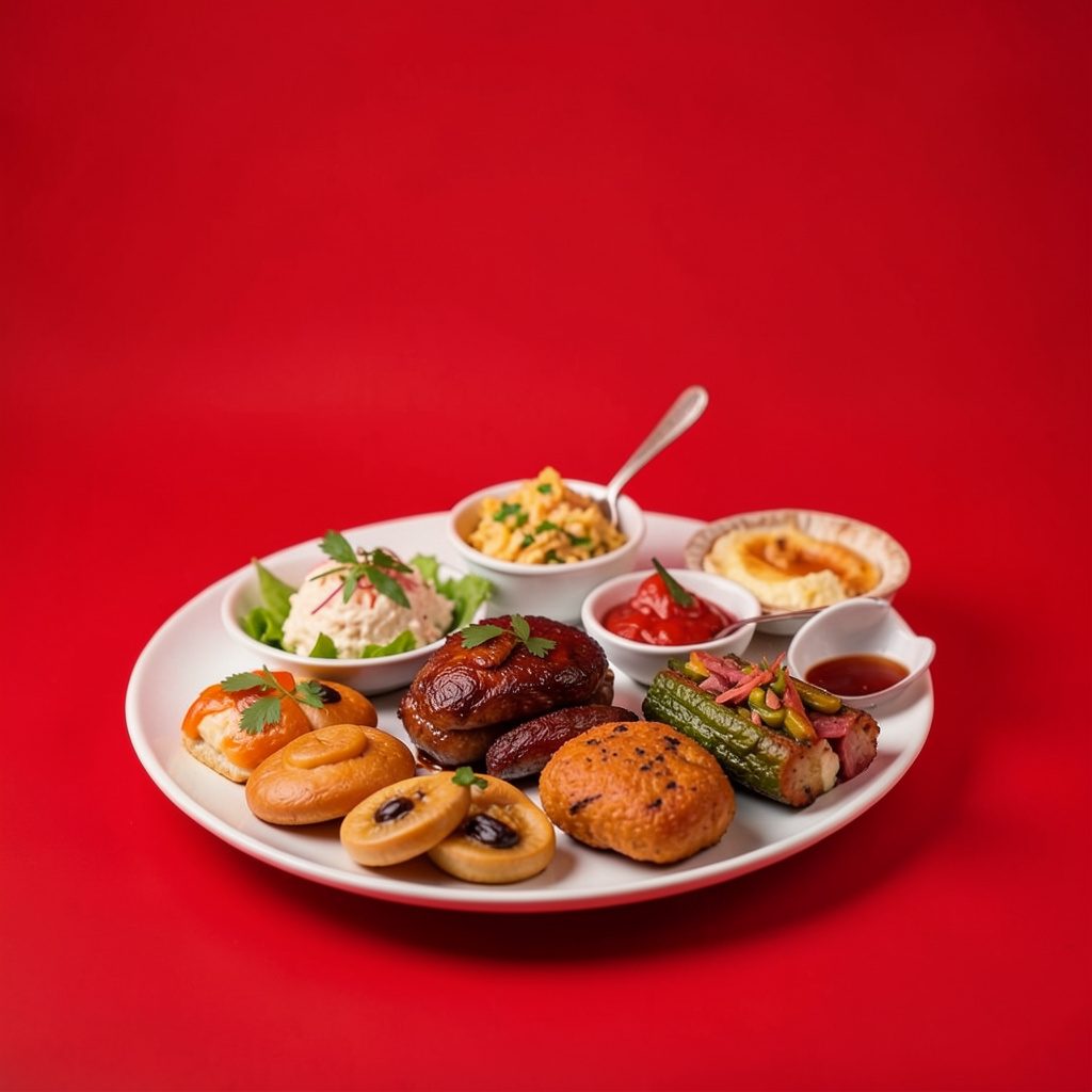 Small thumbnail of catering setup in warm tones.